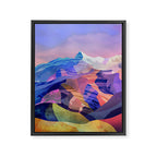 Snow peak Framed Canvas Print Gallery Image 6