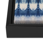 Abstract Shibori Boats in a Marina Framed Canvas Print Gallery Image 3