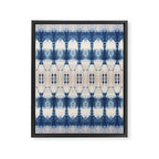 Abstract Shibori Boats in a Marina Framed Canvas Print Gallery Image 8
