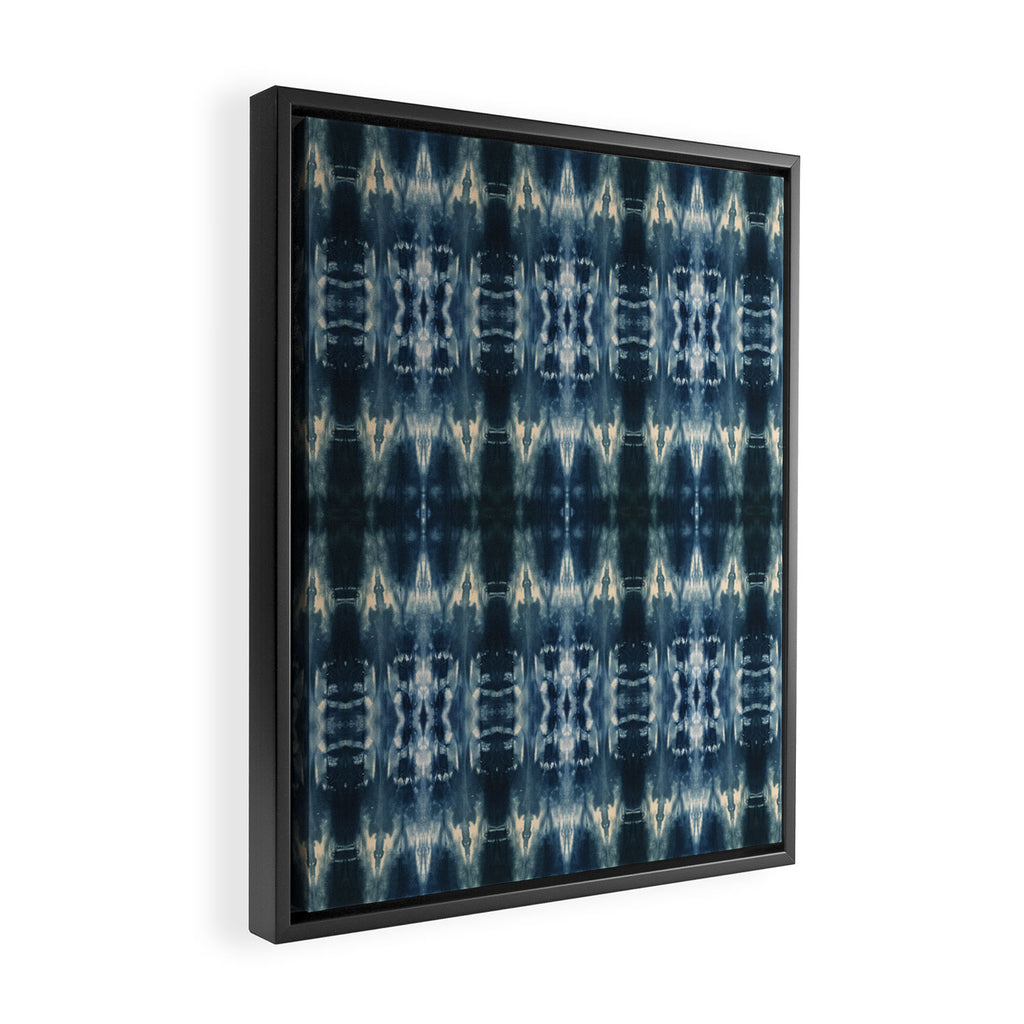 Boho Indigo Vibes Framed Canvas Print Gallery Image 2