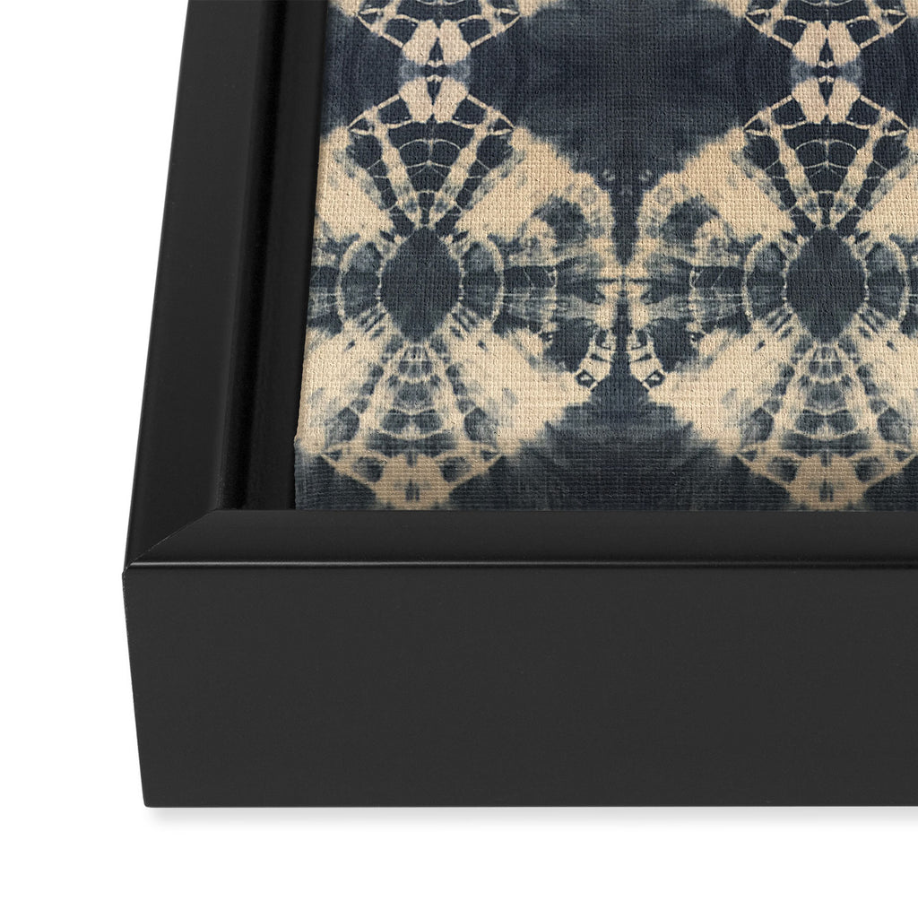 Circle Shibori Framed Canvas Print Gallery Image 3
