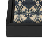 Circle Shibori Framed Canvas Print Gallery Image 3