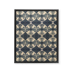 Circle Shibori Framed Canvas Print Gallery Image 6