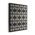 Circle Shibori Framed Canvas Print Gallery Image 2