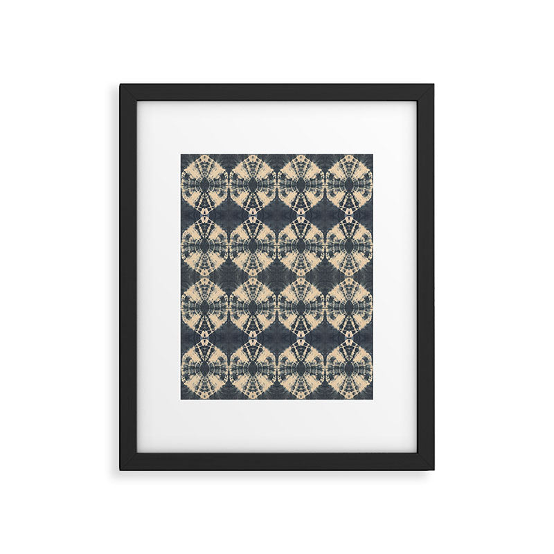 Circle Shibori Framed Art Print Gallery Image 5