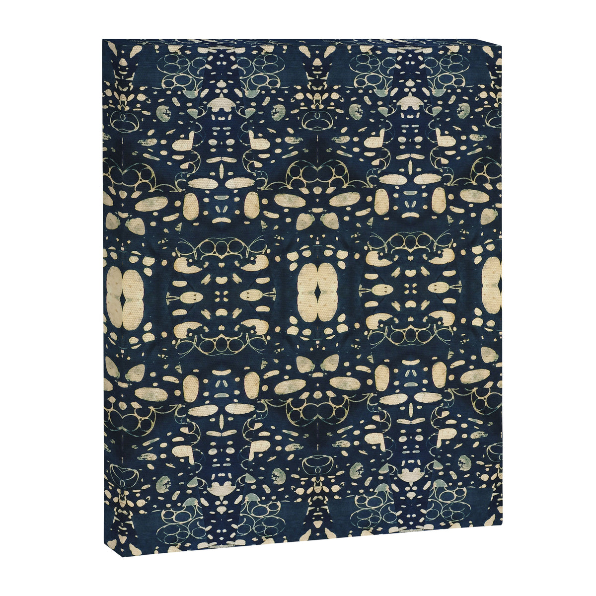 Dark Indigo Batik Canvas Print Gallery Image 8