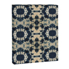 Deep Indigo Circle Shibori Canvas Print Gallery Image 8