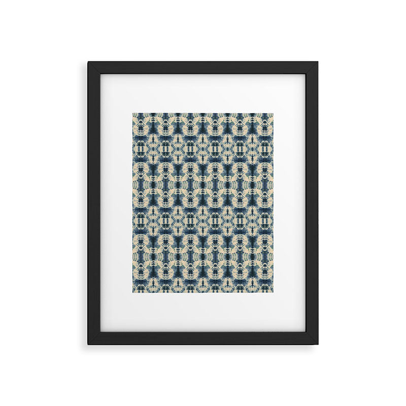 Elegant Shibori Framed Art Print Gallery Image 6