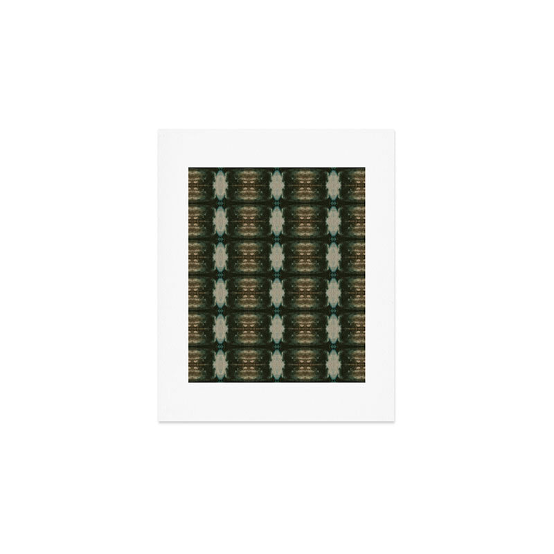 Emerald Shibori Art Print Gallery Image 1