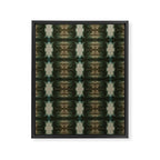 Emerald Shibori Framed Canvas Print Gallery Image 8