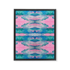 Florida Mirrored Watercolor Framed Canvas Print Gallery Image 8