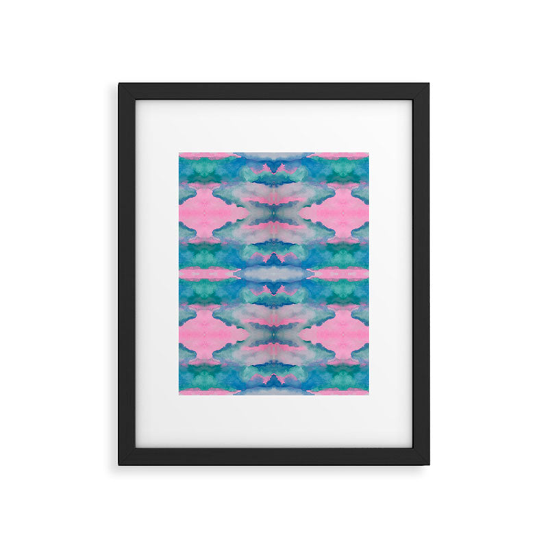 Florida Mirrored Watercolor Framed Art Print Gallery Image 6