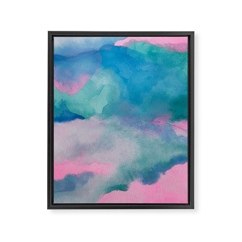 Florida Watercolor Framed Canvas Print Gallery Image 8