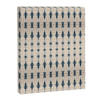 Indigo and Cream Shibori Canvas Print Gallery Image 8