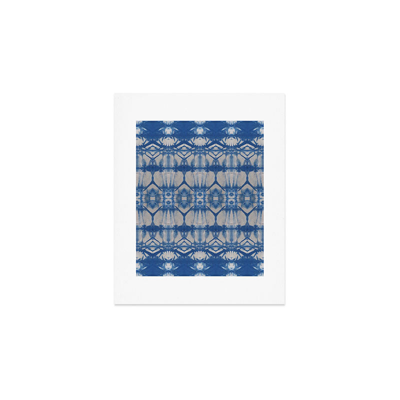 Natural Shibori Flowers Art Print Gallery Image 1