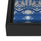 Natural Shibori Flowers Framed Canvas Print Gallery Image 3