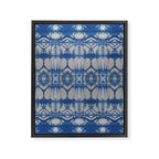 Natural Shibori Flowers Framed Canvas Print Gallery Image 8