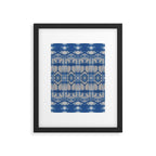 Natural Shibori Flowers Framed Art Print Gallery Image 6