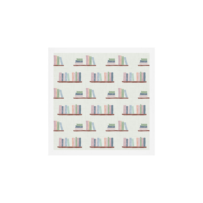 Pastel Bookshelf Reading Nook Bookish Cottagecore Library Art Print Gallery Image 1