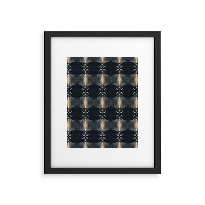 Pomegranate Shibori Framed Art Print Gallery Image 1