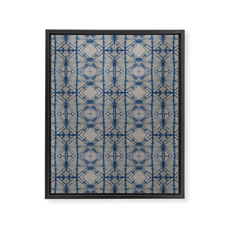 Shibori Mirror Framed Canvas Print Gallery Image 8