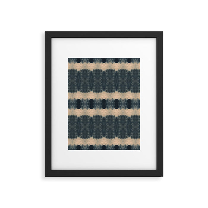 Shibori Shades of Indigo Framed Art Print Gallery Image 1