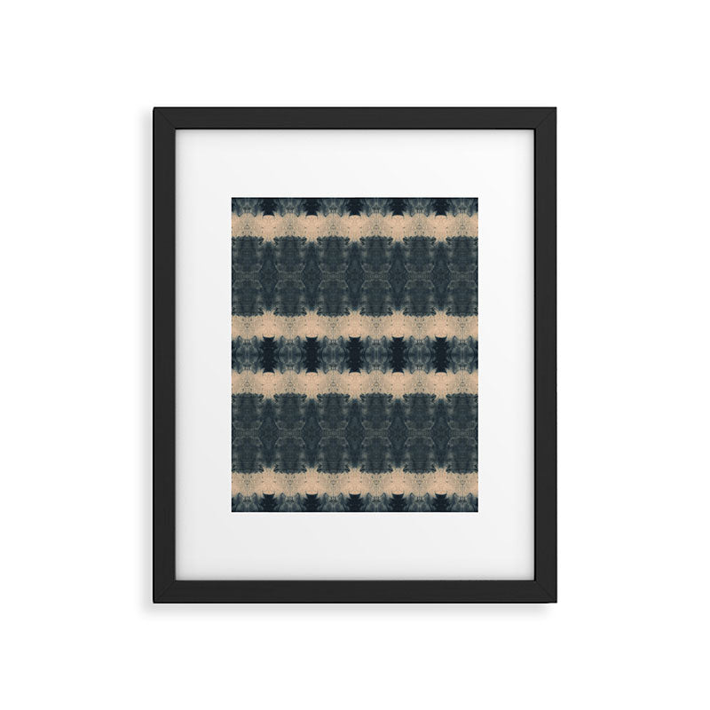 Shibori Shades of Indigo Framed Art Print Gallery Image 6