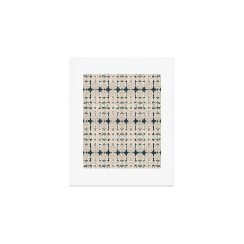 Shibori Soundwaves Art Print Gallery Image 1