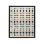 Shibori Soundwaves Framed Canvas Print Gallery Image 8