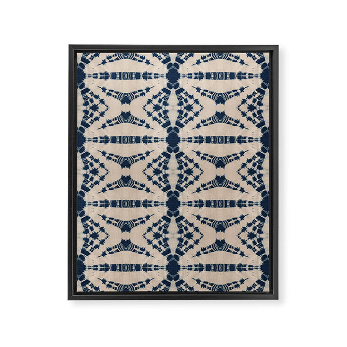 Spider Shibori Framed Canvas Print Gallery Image 1
