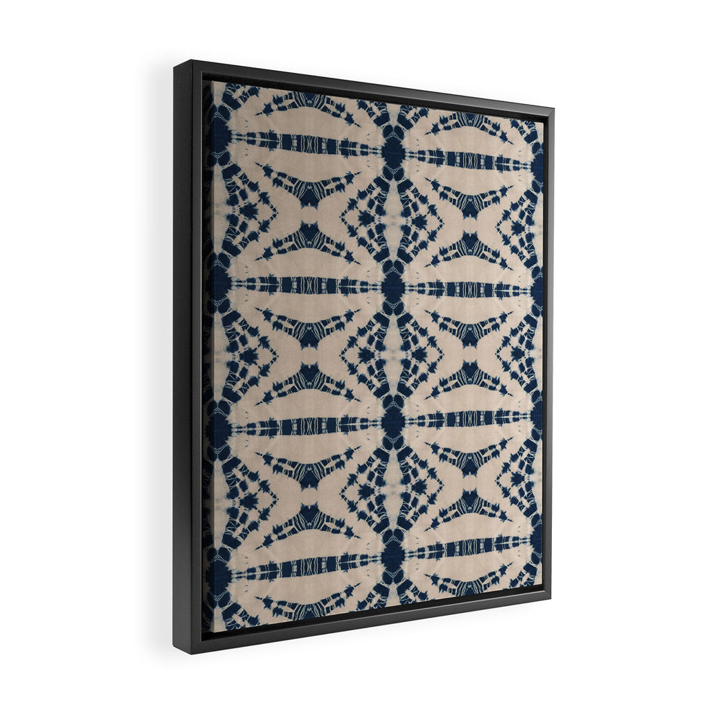 Spider Shibori Framed Canvas Print Gallery Image 2