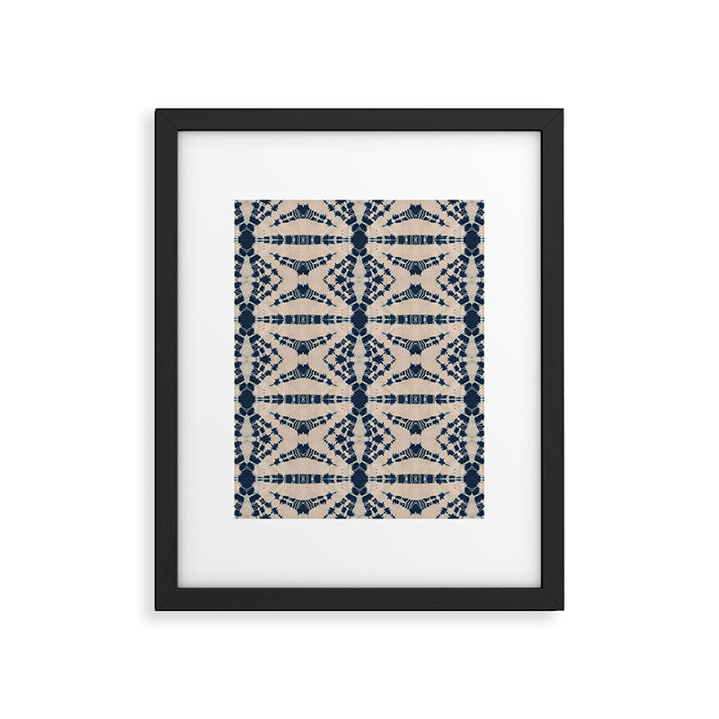 Spider Shibori Framed Art Print Gallery Image 6