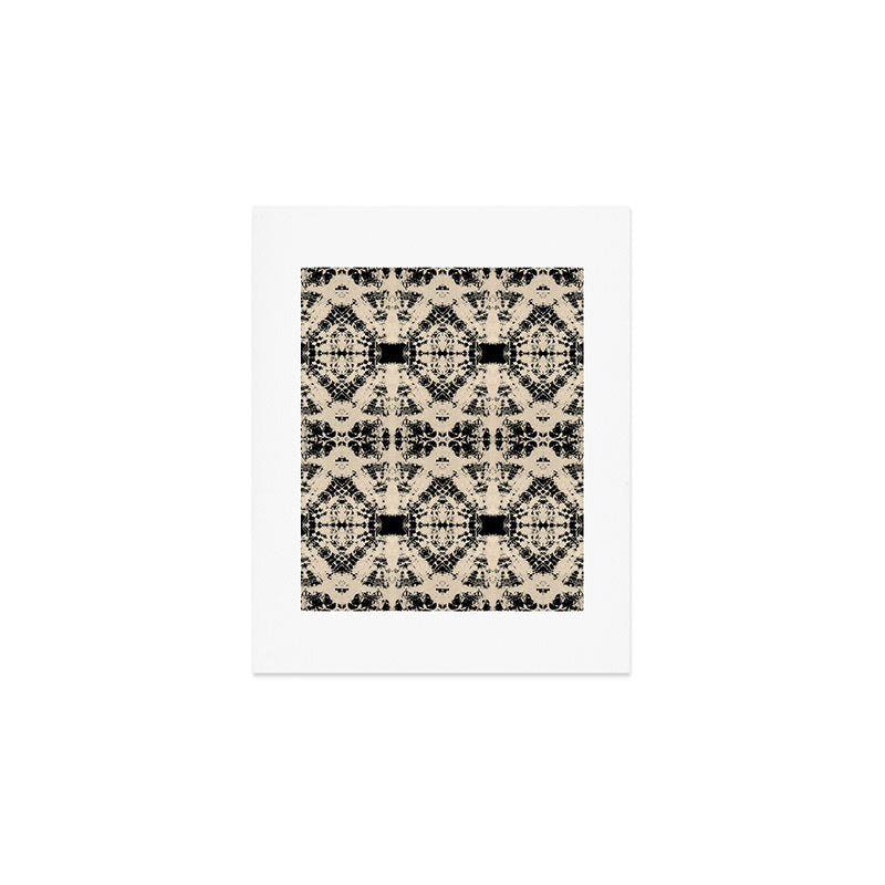 Vintage Circle Shibori Art Print Gallery Image 1