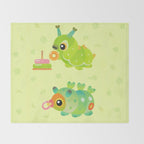Baby Caterpillar Throw Blanket Gallery Image 2