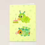 Baby Caterpillar Stationery Card Gallery Image 2