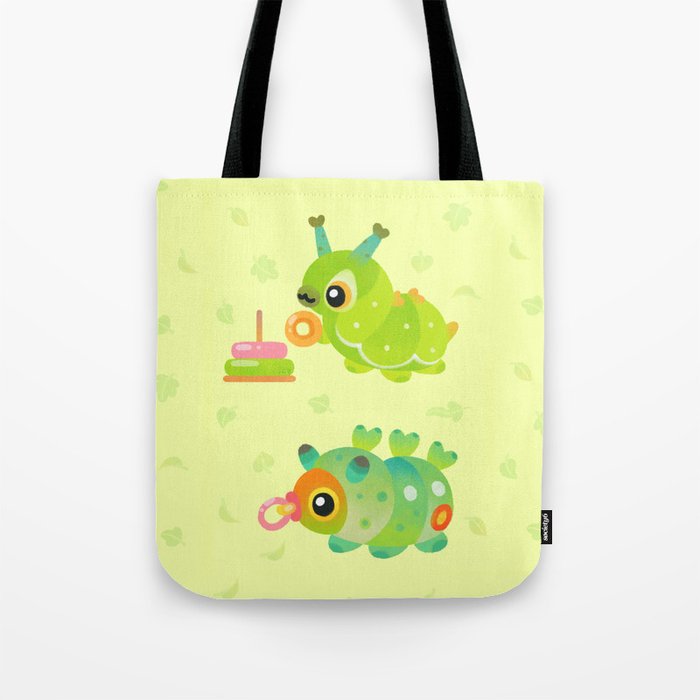 Baby Caterpillar Tote Bag Gallery Image 1