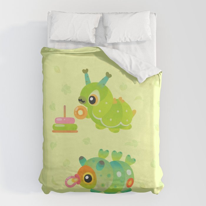 Baby Caterpillar Duvet Cover Gallery Image 1