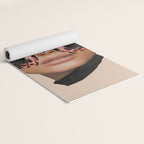 BLACK BUTTERFLY 3 Yoga Mat Gallery Image 2