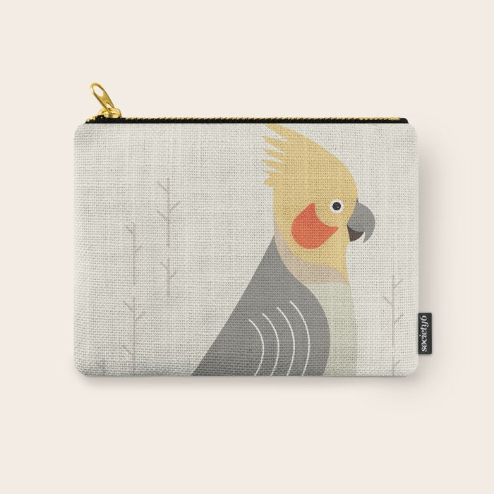 Cockatiel, Bird of Australia Carry All Pouch Gallery Image 1