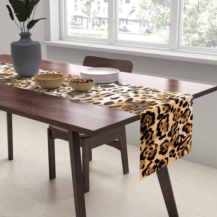 Pattern Leopard Table Runner Gallery Image 2