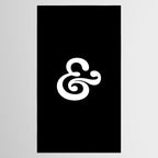 The Ampersand: B&W Edition Tablecloth Gallery Image 2