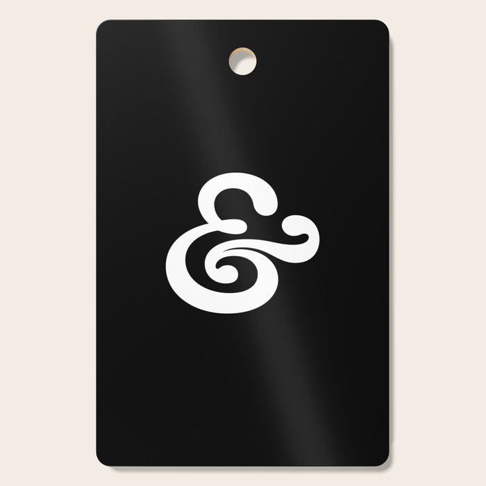 The Ampersand: B&W Edition Cutting Board Gallery Image 1