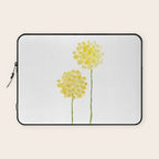 two abstract dandelions watercolor Laptop Sleeve Gallery Image 1