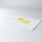 two abstract dandelions watercolor Rug Gallery Image 3