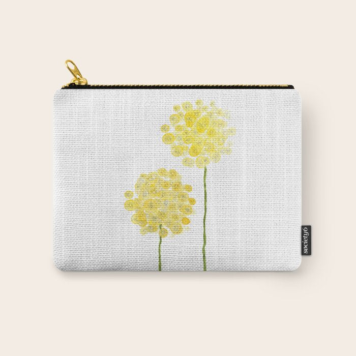 two abstract dandelions watercolor Carry All Pouch Gallery Image 1