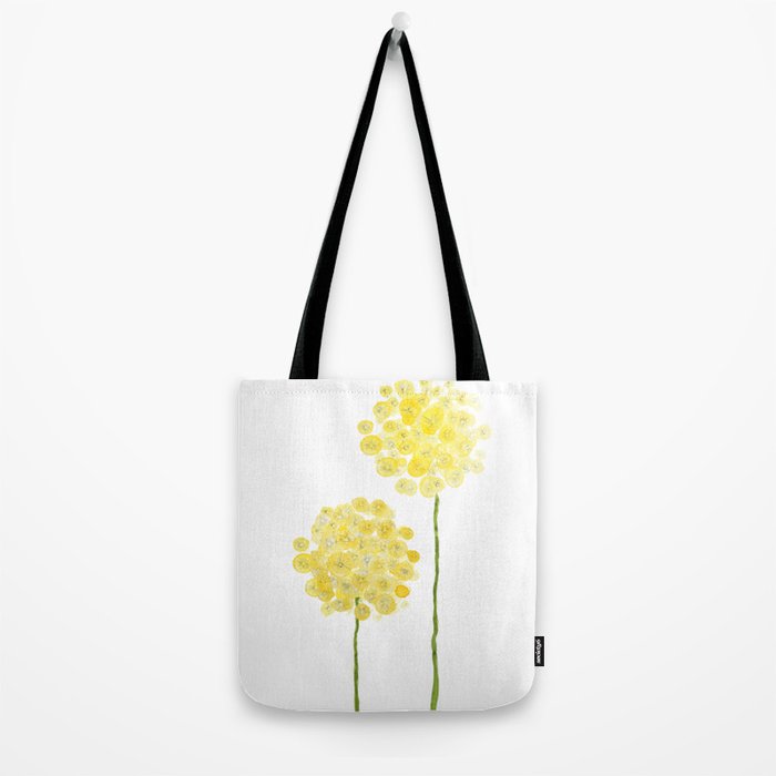 two abstract dandelions watercolor Tote Bag Gallery Image 2