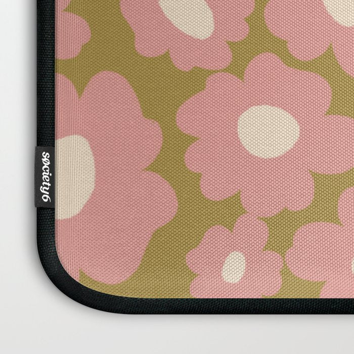 70âs Retro Floral  Laptop Sleeve Gallery Image 3