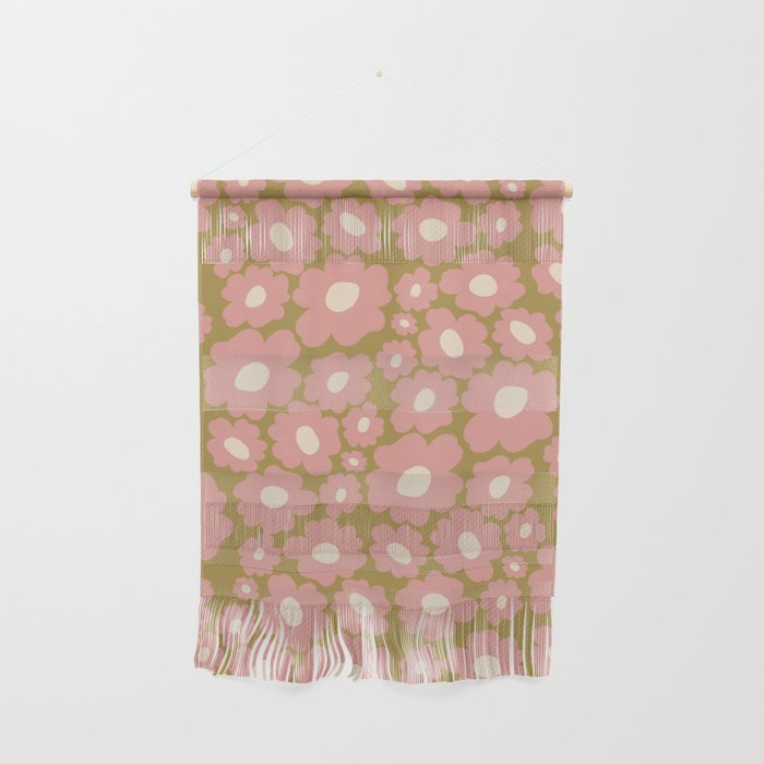 70âs Retro Floral  Wall Hanging Gallery Image 1