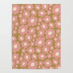 70âs Retro Floral  Poster Gallery Image 4