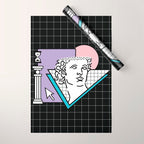 Apollo Vaporwave / greek god Wrapping Paper Gallery Image 1